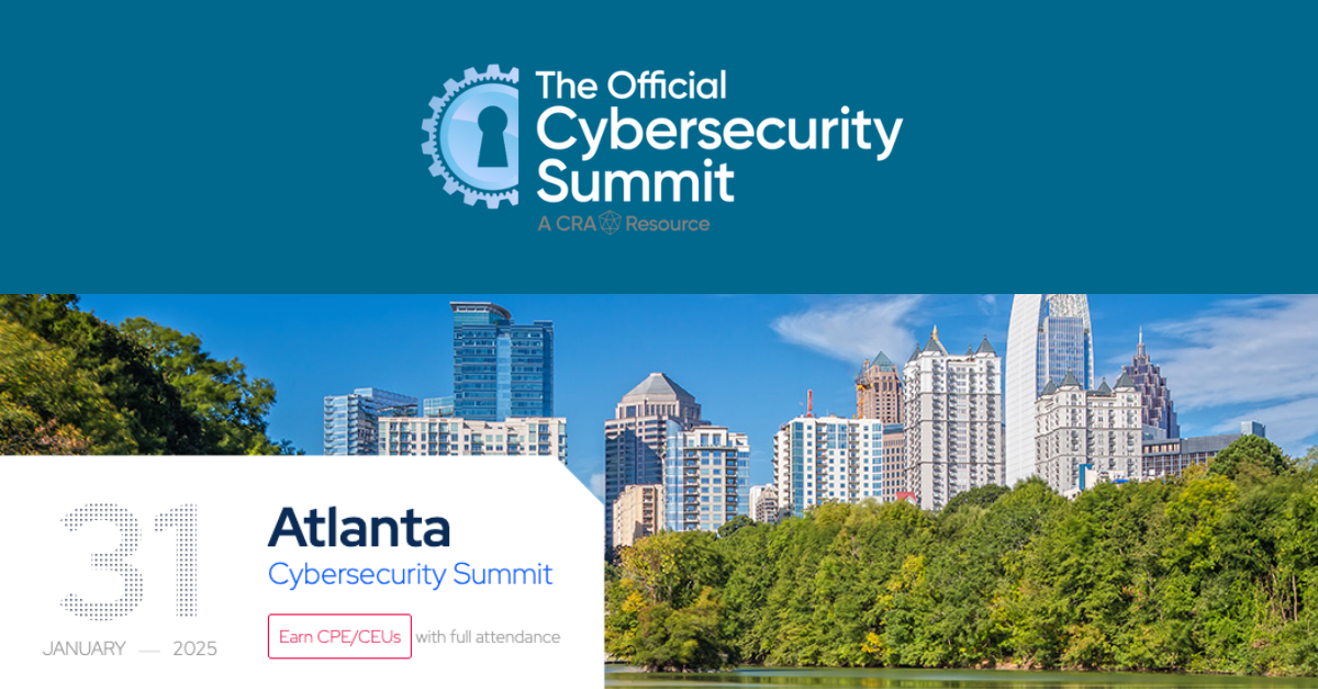 CRA's Atlanta Cybersecurity Summit Website Featured Image